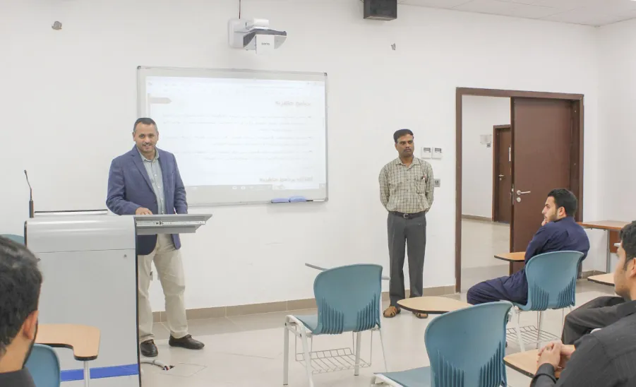The College conducts a workshop for Mechanical Engineering Program  - كلية الهندسة 