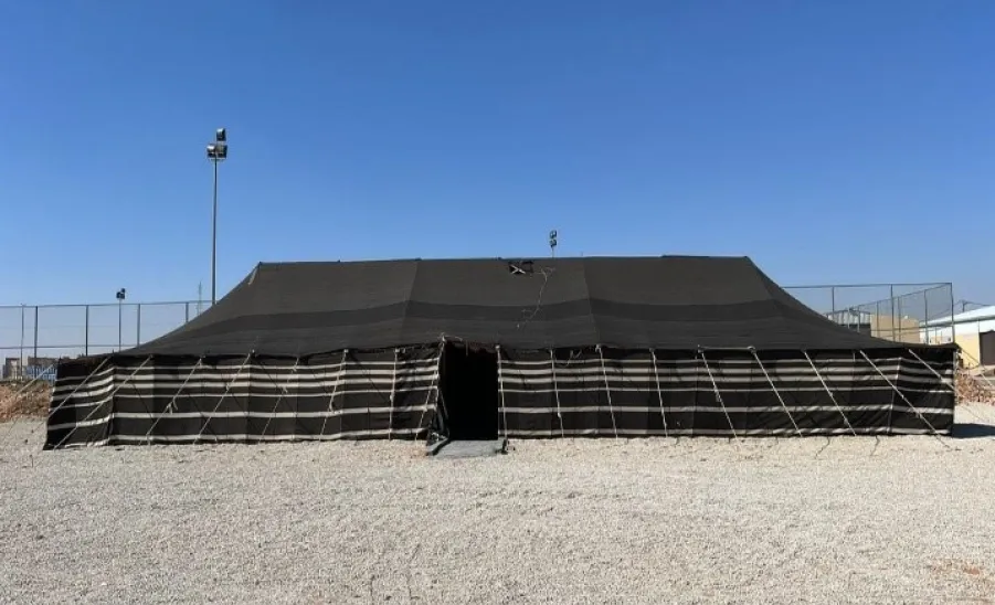 GAPOM set up a camp at MU's camp in Zulfi - المخيم 
