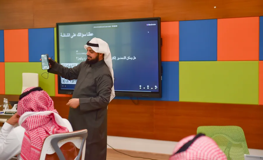 فريق منصة ارتقاء ينفذ ورشة عمل لمنسقي المنصة في جهات الجامعة -  فريق منصة ارتقاء ينفذ ورشة عمل لمنسقي المنصة في جهات الجامعة