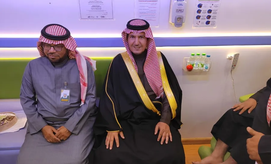 Blood donation campaign launched at flower garden  - حملة تبرع بالدم