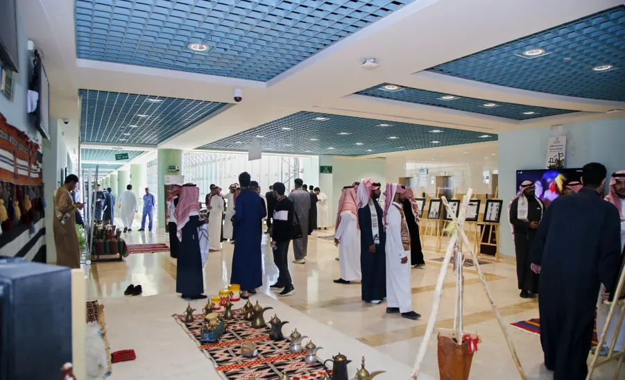 College of Education celebrates the founding day -  احتفال كلية التربية (شطر الطلاب ) بيوم التأسيس السعودي