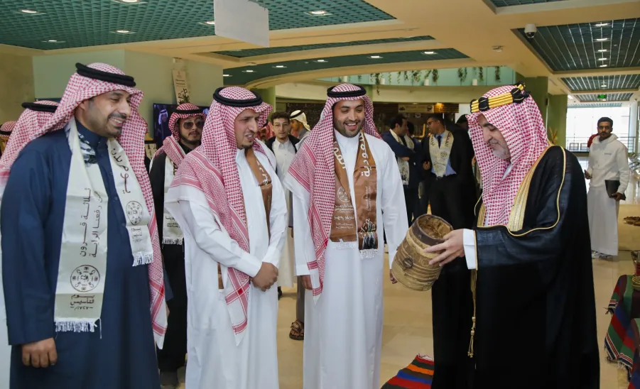 College of Education celebrates the founding day -  احتفال كلية التربية (شطر الطلاب ) بيوم التأسيس السعودي