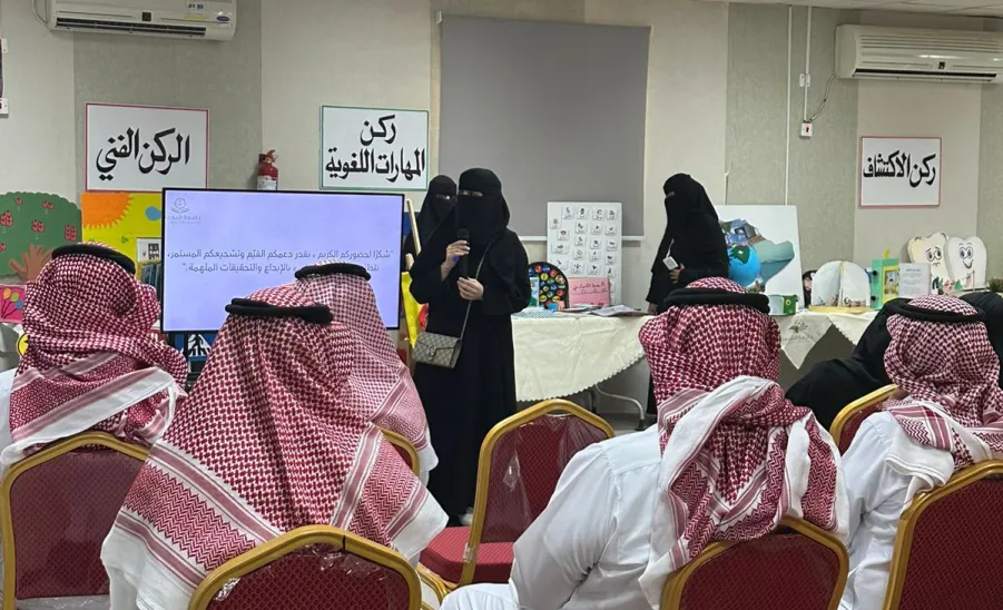 Student projects for sustainable development exhibition launched  -  فتتاح معرض المشاريع الطلابية للتنمية المستدامة لقسمي رياض الأطفال واللغة الإنجليزية