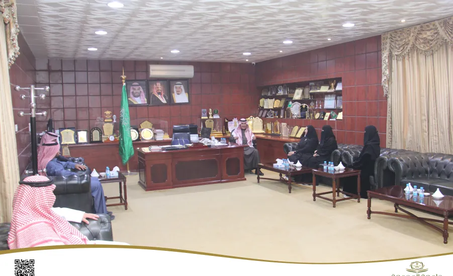 A delegation from the College of Nursing visits the Head of Hawtat Sudair Center -  وفد من كلية التمريض يزور رئيس مركز حوطة سدير
