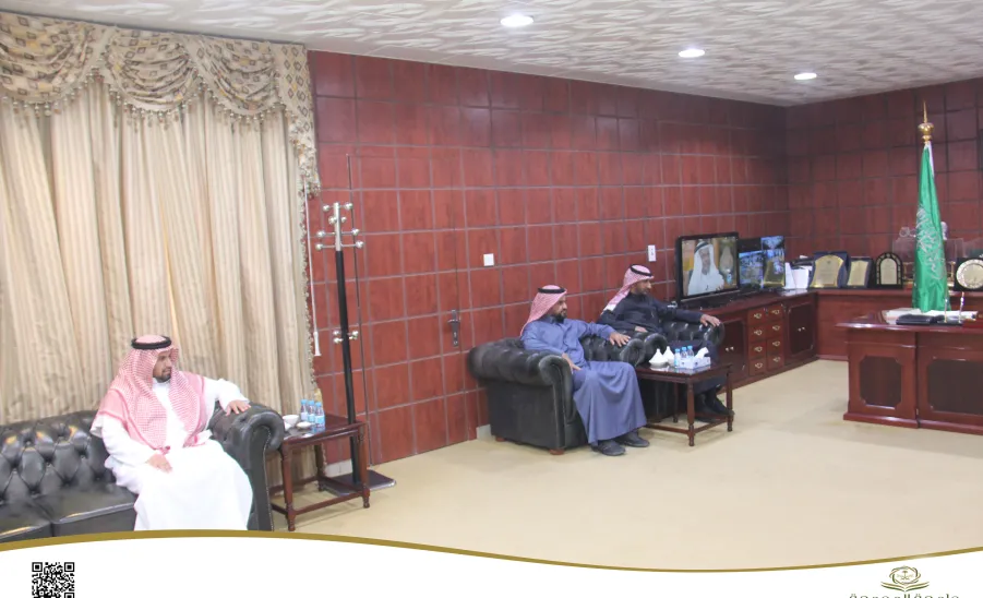 A delegation from the College of Nursing visits the Head of Hawtat Sudair Center -  وفد من كلية التمريض يزور رئيس مركز حوطة سدير