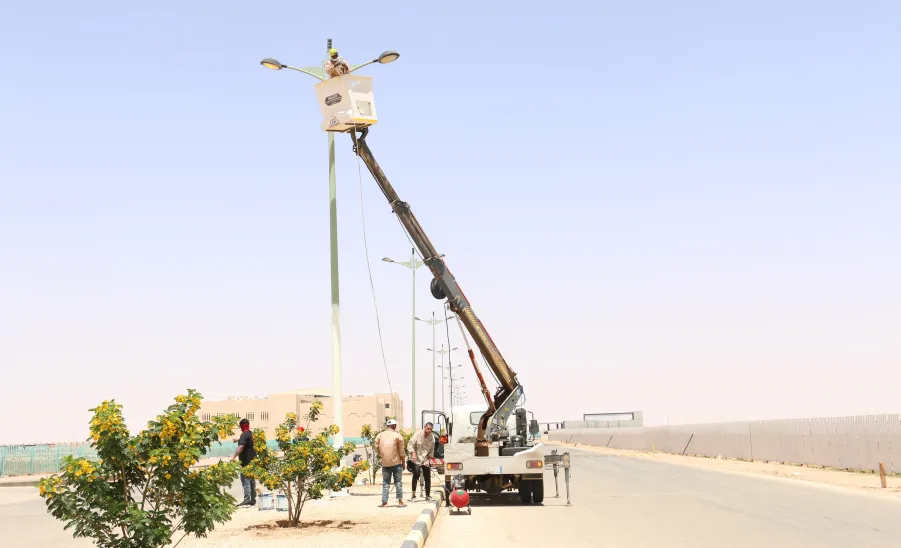 GAPOM completes infrastructure works at the university campus  - تأهيل