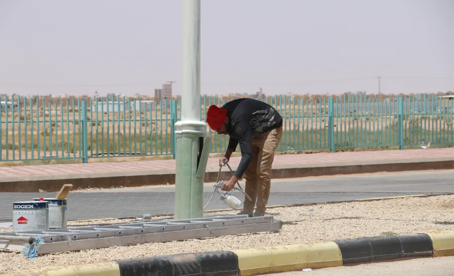 GAPOM completes infrastructure works at the university campus  - تأهيل