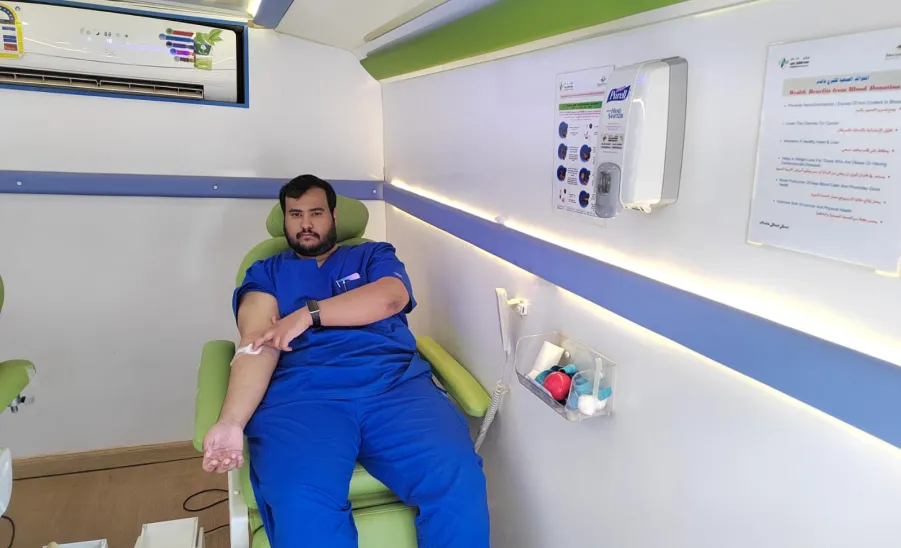 The Social Responsibility Observatory holds a blood donation campaign  -  حملة تبرع بالدم 