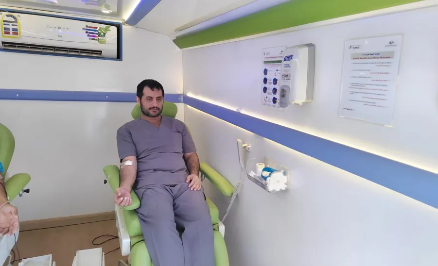 The Social Responsibility Observatory holds a blood donation campaign  -  حملة تبرع بالدم 