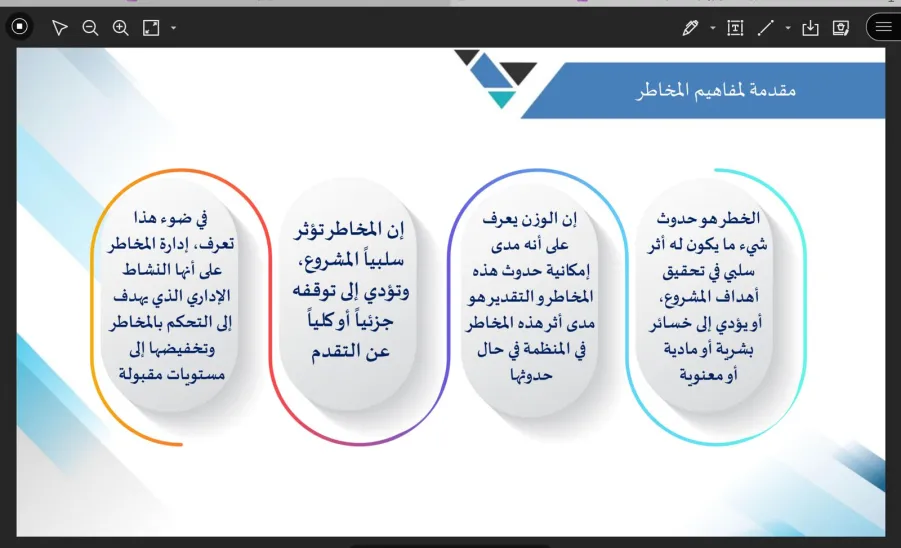 The Observatory conducts a course entitled (Business Continuity and Risk Management) -  استمرارية الاعمال وادارة المخاطر
