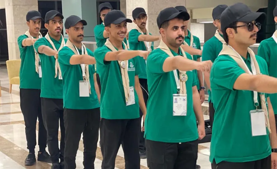 MU'S SCOUTS COMPLETE ITS PREPARATION FOR PUBLIC SERVICE PROGRAMS FOR HAJJ -  جامعة المجمعة