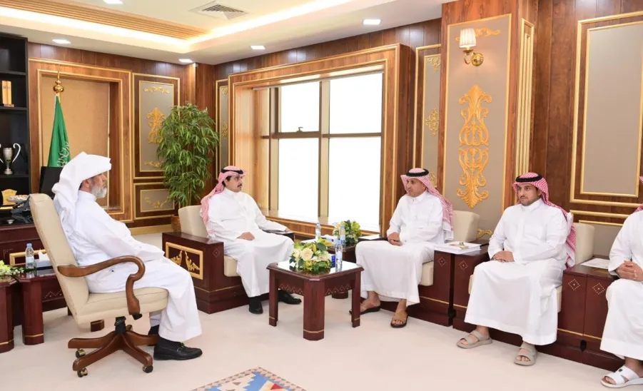 MU RECTOR WELCOMES MEMBERS OF FINAL ACCOUNT COMMITTEE -  رئيس الجامعة يستقبل أعضاء لجنة إعداد الحساب الختامي