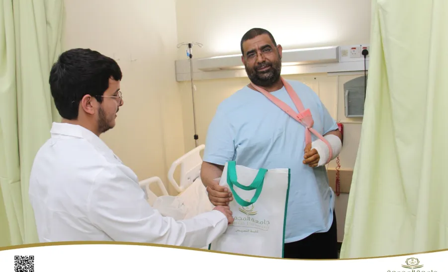 College of Nursing conducts a community initiative on Eid Al-Adha  -  كلية التمريض تقدم مبادرة مجتمعية بمناسبة عيد الأضحى المبارك