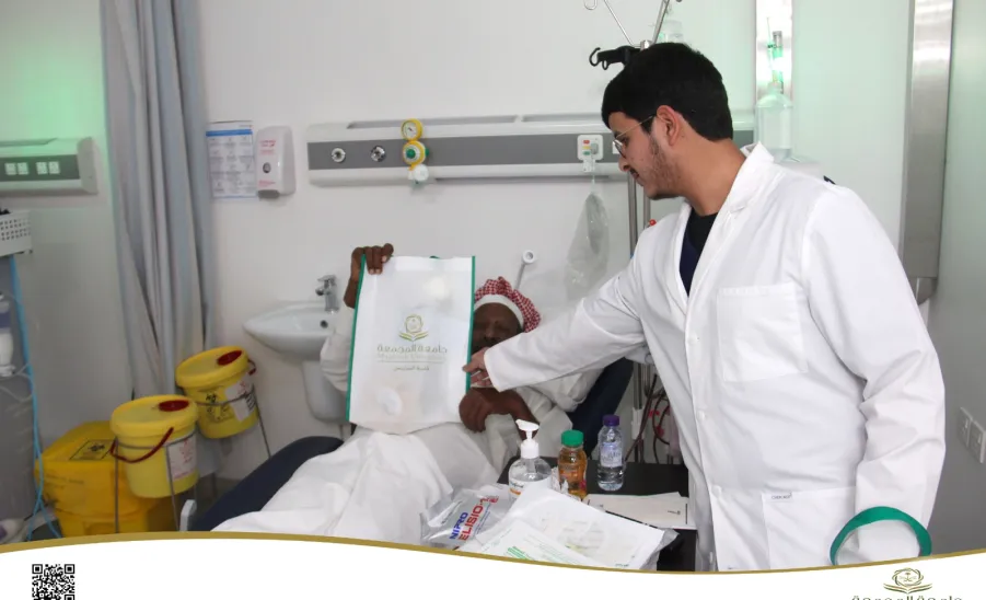 College of Nursing conducts a community initiative on Eid Al-Adha  -  كلية التمريض تقدم مبادرة مجتمعية بمناسبة عيد الأضحى المبارك