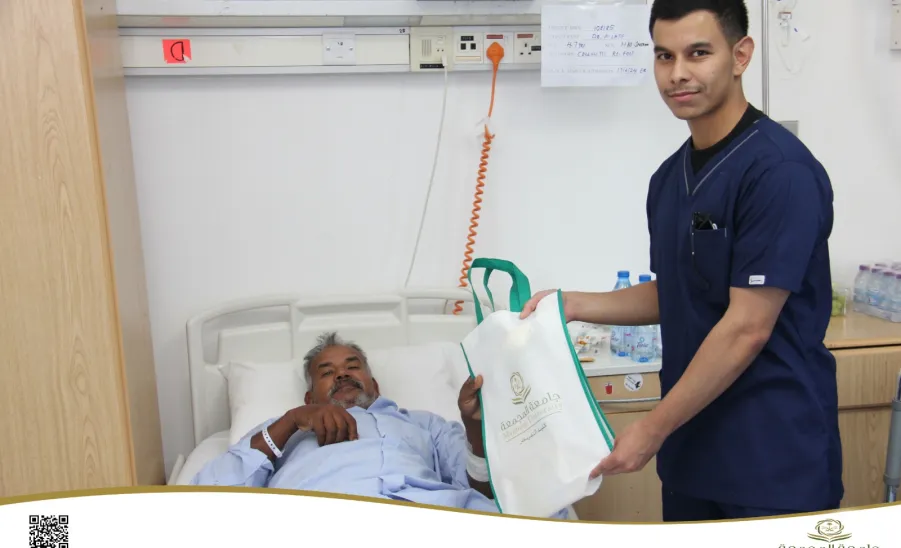 College of Nursing conducts a community initiative on Eid Al-Adha  -  كلية التمريض تقدم مبادرة مجتمعية بمناسبة عيد الأضحى المبارك