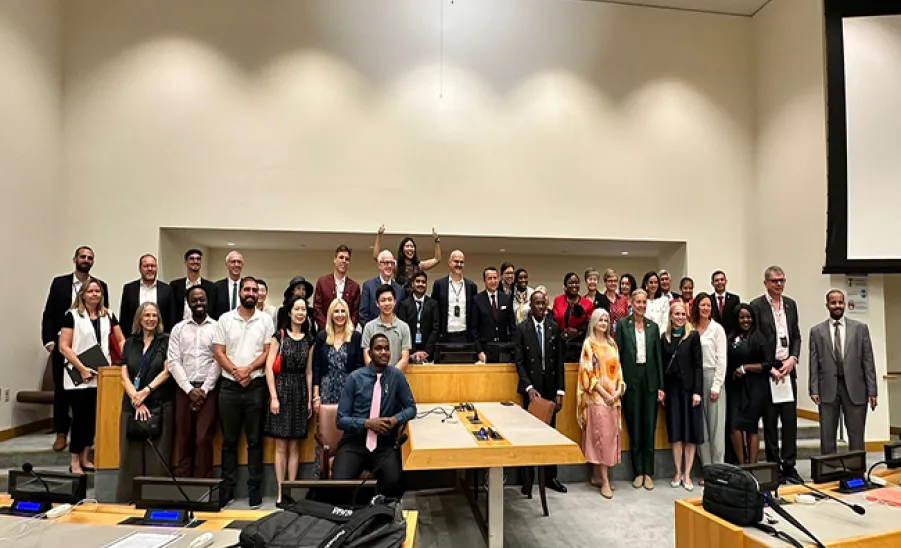 MU PARTICIPATES IN THE HIGHER EDUCATION FOR SUSTAINABILITY FORUM  -  جامعة المجمعة تشارك في منتدى التعليم العالي من أجل الاستدامة ضمن فعالية المنتدى السياسي الرفيع المستوى