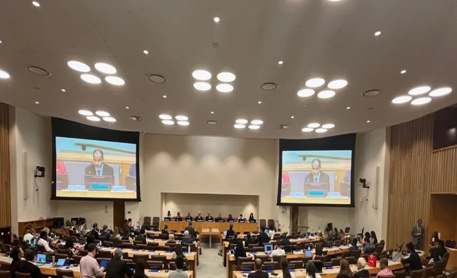 MU PARTICIPATES IN THE HIGHER EDUCATION FOR SUSTAINABILITY FORUM  -  جامعة المجمعة تشارك في منتدى التعليم العالي من أجل الاستدامة ضمن فعالية المنتدى السياسي الرفيع المستوى