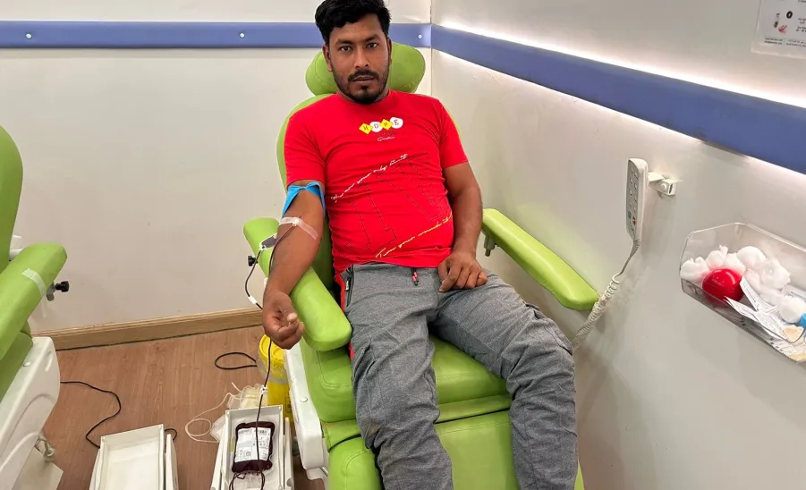 Social Responsibility Observatory launched a blood donation campaign in Hawtat Sudair's Park
 -  حملة تبرع بالدم - جامعة المجمعة
