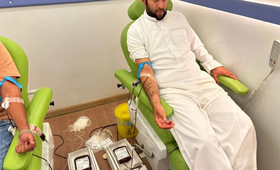 Social Responsibility Observatory launched a blood donation campaign in Hawtat Sudair's Park
 -  حملة تبرع بالدم - جامعة المجمعة