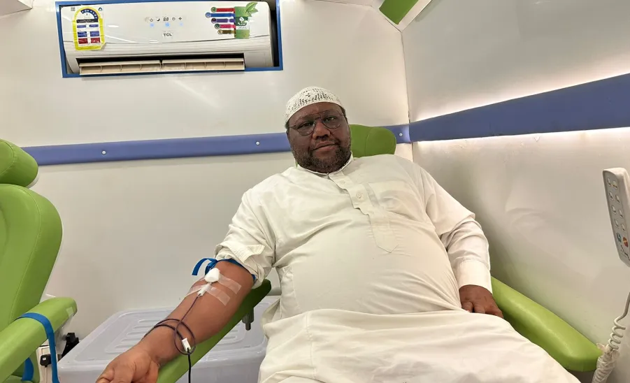 Social Responsibility Observatory launches a blood donation campaign in Majmaah Municipality Park
 -  مرصد المسؤولية الاجتماعية يقيم حملة تبرع بالدم في حديقة بلدية المجمعة