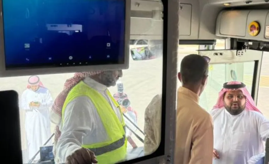 The director of GAS on tour of inspection to transportation sites  -  1