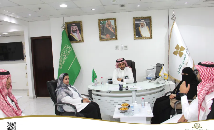 عميد الكلية تقوم بزيارة لمستشفى الملك خالد بالمجمعة -  زيارة مستشفى الملك خالد بالمجمعة