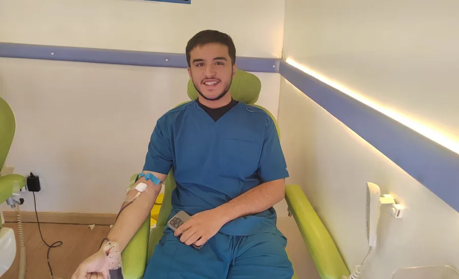 The Blood Bank launches a blood donation campaign in the health college complex
 -  حملة تبرع بالدم