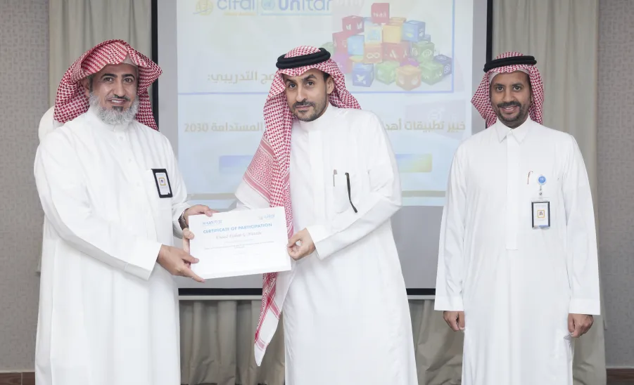 وكيل الجامعة للتنمية والاستثمار يرعى ختام برنامج خبير تطبيقات أهداف التنمية المستدامة 2030م - وكيل الجامعة للتنمية والاستثمار يرعى ختام برنامج خبير تطبيقات أهداف التنمية المستدامة ٢٠٣٠م