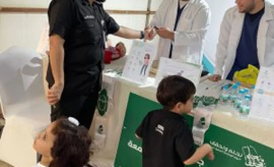 The College of Nursing celebrates the 94th National Day at King Salman Park - كلية التمريض تشارك في فعاليات الاحتفاء باليوم الوطني الـ94 بمنتزه الملك سلمان بحوطة سدير