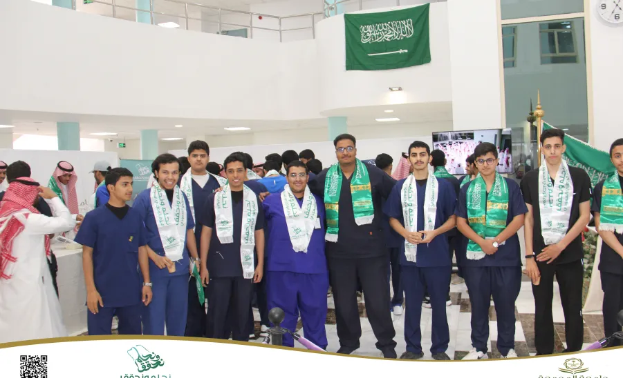 The College of Nursing celebrates the 94th national day - كلية التمريض تقيم فعالية بمناسبة اليوم الوطني السعودي 94