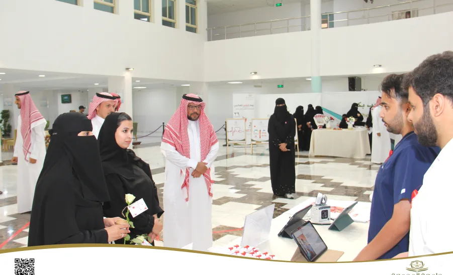 The  College of Nursing holds an activity on the World Heart Day - كلية التمريض تنظم فعالية اليوم العالمي للقلب