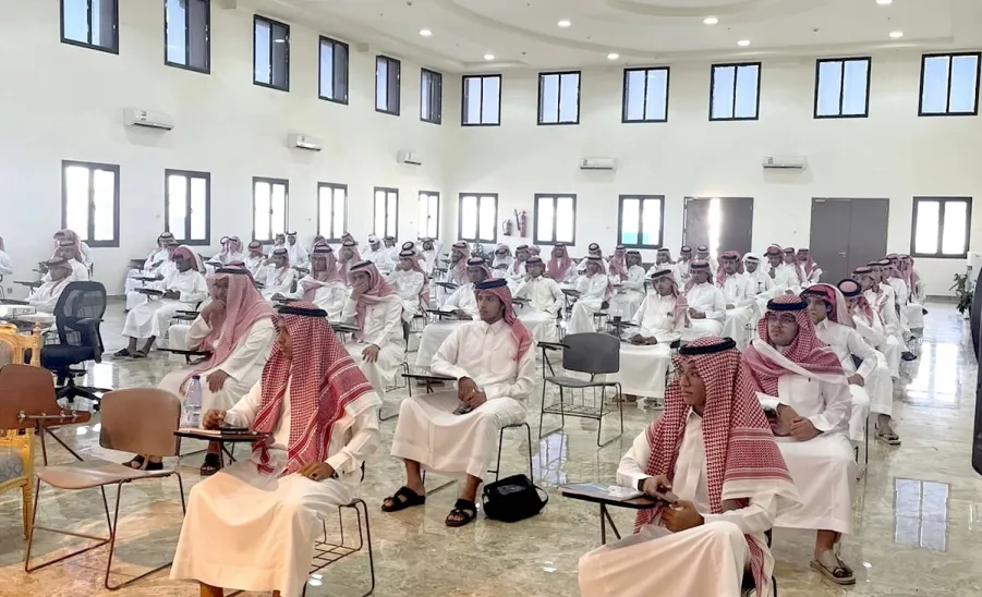 لقاء الطلبة المستجدين بالكلية التطبيقية ( فرع رماح ) -  لقاء رماح 