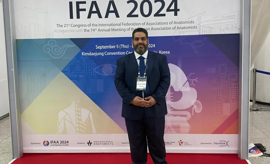 MU participates in the 21st Conference of the International Federation of Anatomists in South Korea  - مشاركة د. رائد 