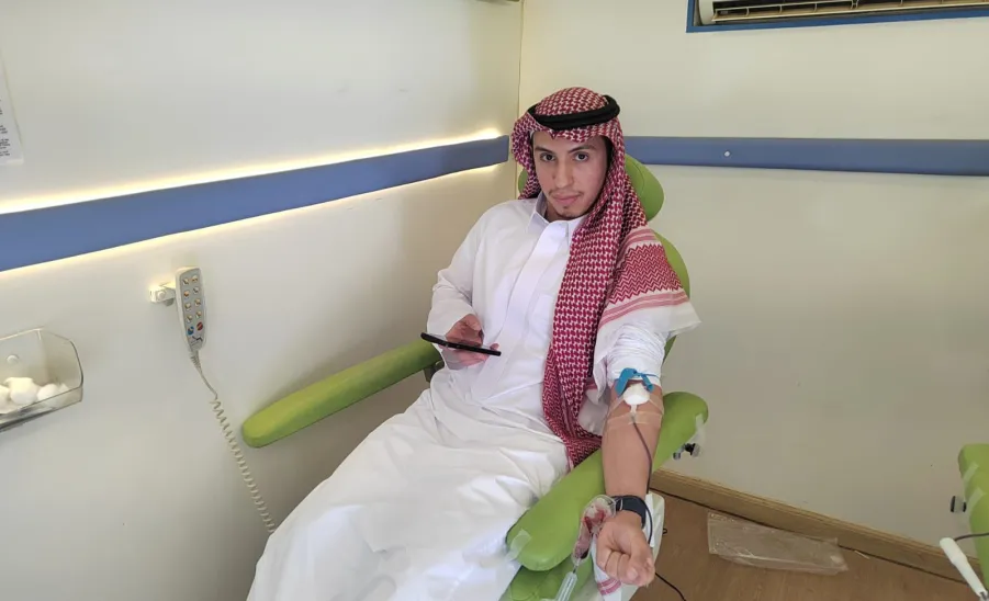 مرصد المسؤولية الاجتماعية يقيم حملة تبرع بالدم في كلية علوم الحاسب والمعلومات - مرصد المسؤولية الاجتماعية يقيم حملة تبرع بالدم في مجمع الكليات الصحية في كلية علوم الحاسب والمعلومات 