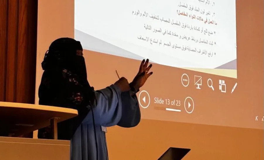 The Volunteer Work Center conducts a workshop on First Aid - ورشة للإسعافات الأولية