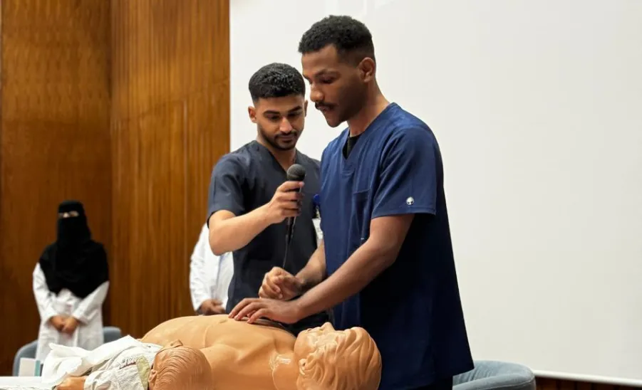 The Volunteer Work Center conducts a workshop on First Aid - ورشة للإسعافات الأولية
