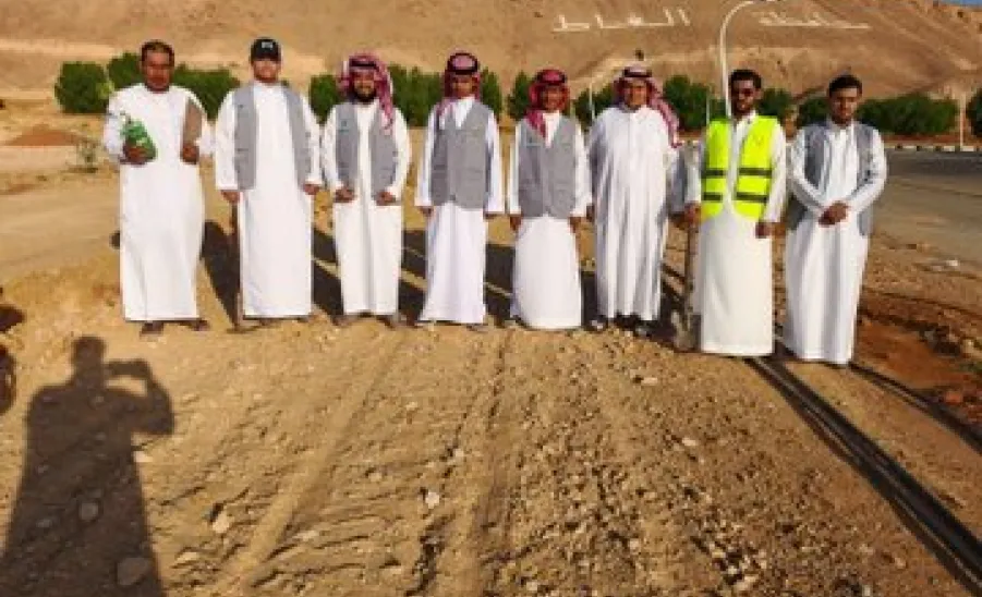 مشاركة الكلية التطبيقة في زراعة 94 شتلة ضمن فعاليات اليوم الوطني السعودي - تشجير بالغاط