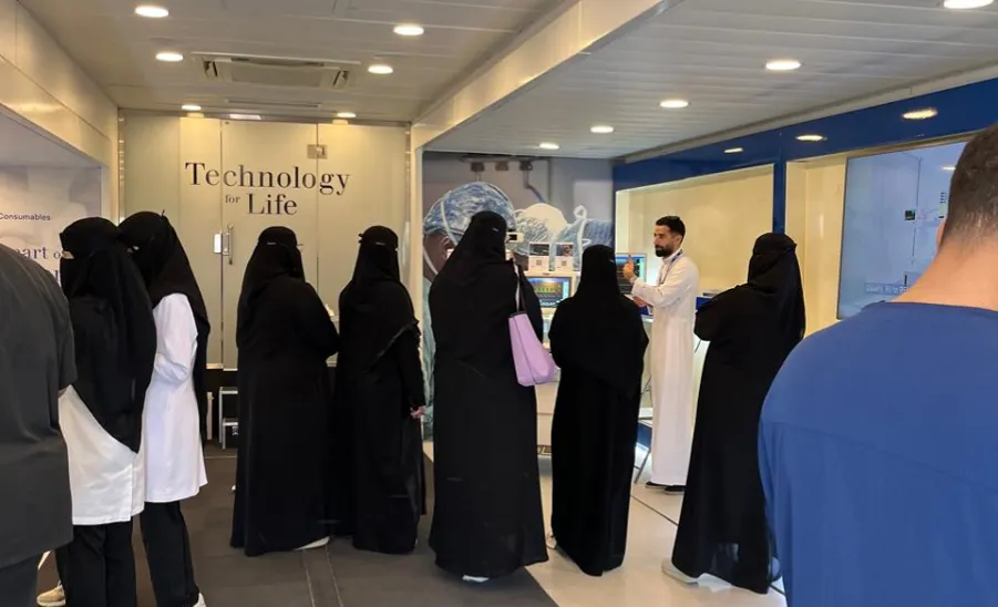 The Health and Basic Colleges Research Center organizes a health exhibition in cooperation with Draeger Arabia - #