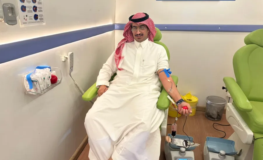 The Blood Bank Club launches a blood donation campaign at the flower festival in Huraymlaa - تبرع بالدم