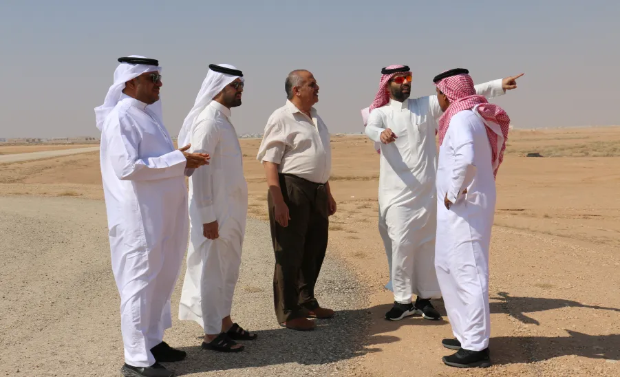 الإدارة العامة للمشروعات تسلم موقع مشروع المستشفى الاستثماري - صورة 