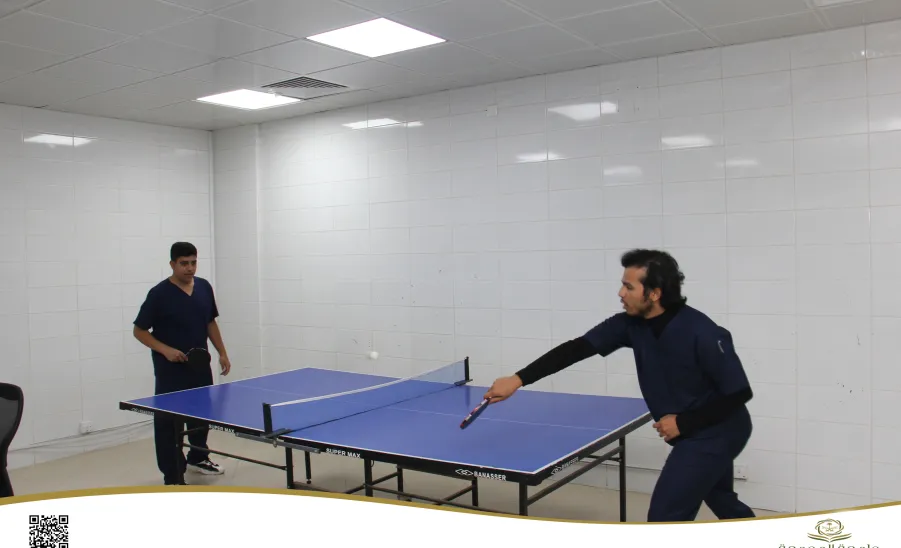 College of Nursing holds Table Tennis and Belote contests  -  كلية التمريض تقيم بطولتي تنس الطاولة والتسامح للبلوت