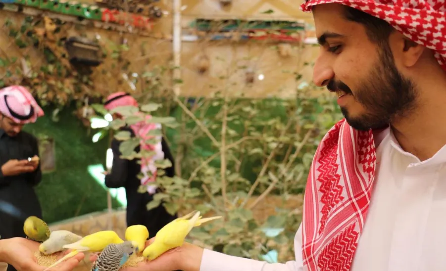 Students of Applied College visit the Birush Ornamental Bird Sanctuary in Ghat -  طلاب الكلية التطبيقية بالمجمعة يزورون محمية بيروش بالغاط