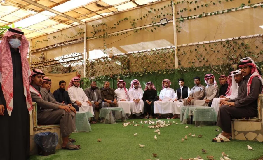 Students of Applied College visit the Birush Ornamental Bird Sanctuary in Ghat -  طلاب الكلية التطبيقية بالمجمعة يزورون محمية بيروش بالغاط
