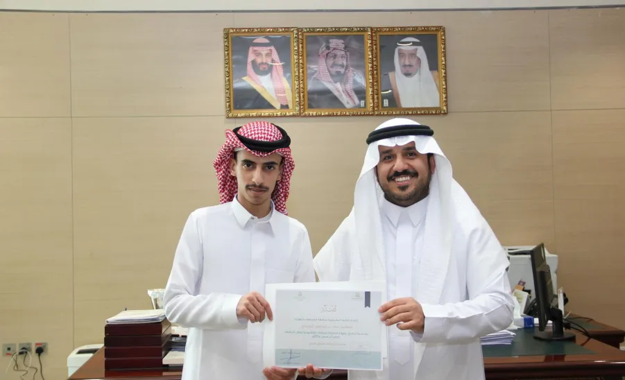 The CEO of Applied College honored the winners of e-sports contest for the academic year 1446 AH -  تكريم 