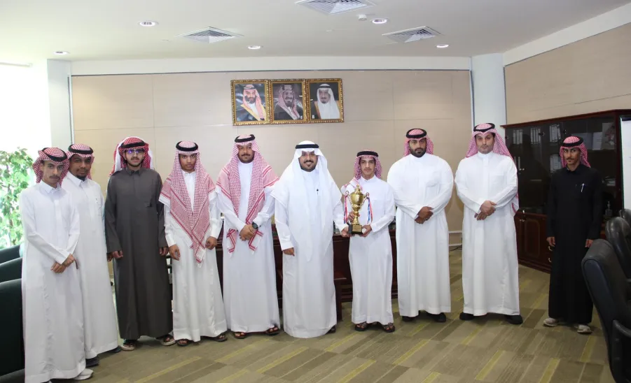 The CEO of Applied College honored the winners of e-sports contest for the academic year 1446 AH -  تكريم 