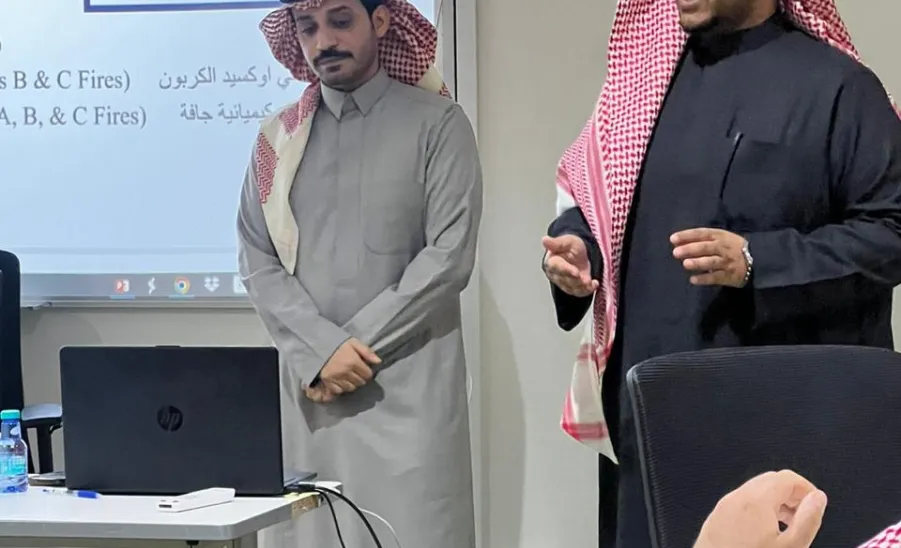 إدارة السلامة تُنفذ برنامجاً تدريبياً للتعرف على وسائل السلامة و استخداماتها -  السلامة: تُنفذ برنامج تدريبي للتعرف على وسائل السلامة و استخداماتها