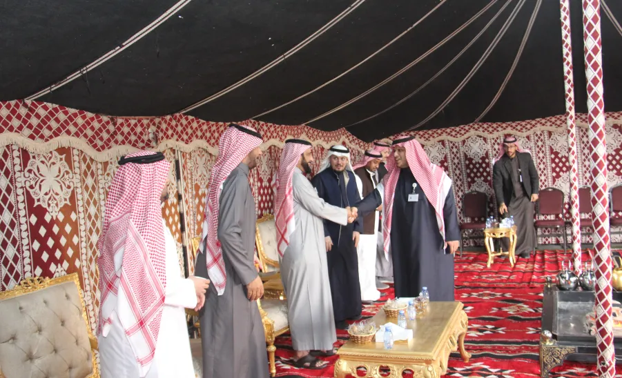 The College of Nursing organized an outdoor event during winter  - كلية التمريض تنظم فعالية "حي الشتاء"