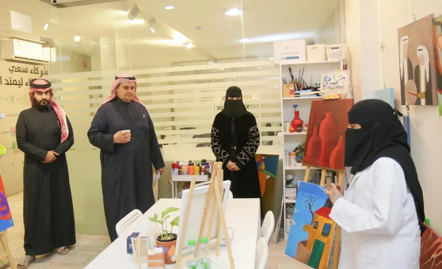 مساعد الرئيس التنفيذي يزور جمعية سعي لتأهيل وتوظيف ذوي الإعاقة -  زيارة