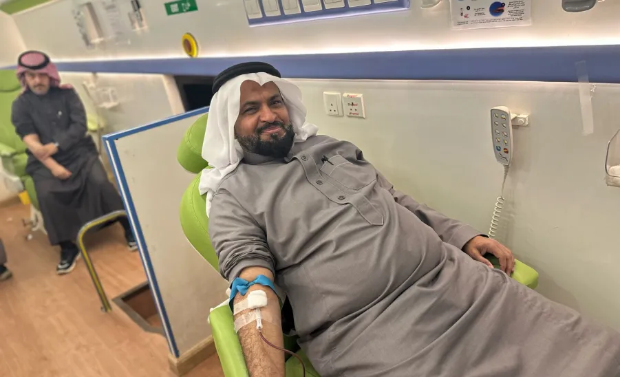 Social Responsibility Observatory conducts a blood donation campaign at Prince Sultan Road Walkway
 - صورة3