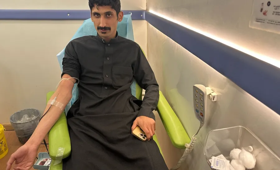 Social Responsibility Observatory conducts a blood donation campaign in Hawtat Sudair
 - صورة1